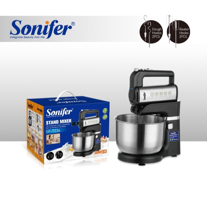 همزن کاسه‌دار 3.5 لیتری سونیفر مدل SF-7036