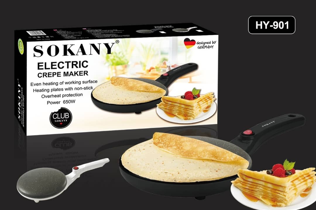 پنکیک و نان پز برقی سوکانی مدل HY-901