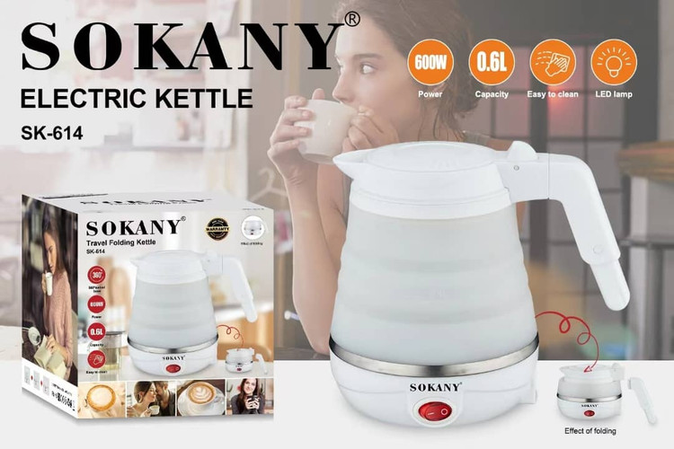 کتری برقی تاشو SK 614 برند sokany