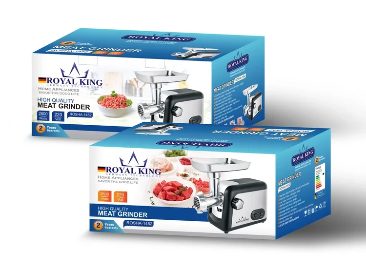 چرخ گوشت رویال کینگ 2600 وات مدل Rosha-1452