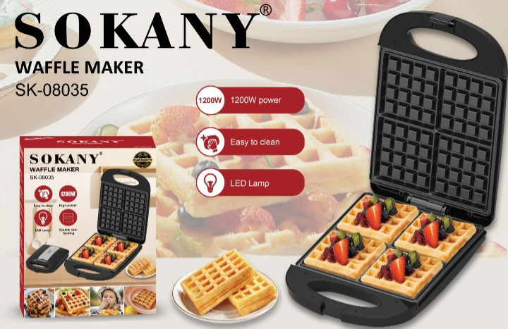 وافل ساز سوکانی مدل SOKANY SK-08035