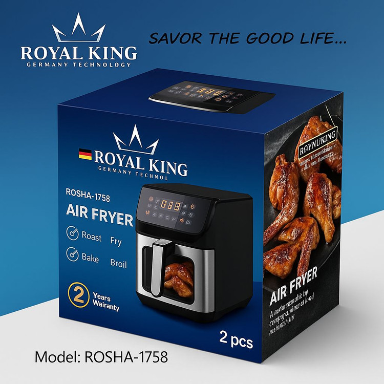 سرخ کن بدون روغن برند رویال کینگ آلمان ۱۳ لیتری مدل ROSHA_1758