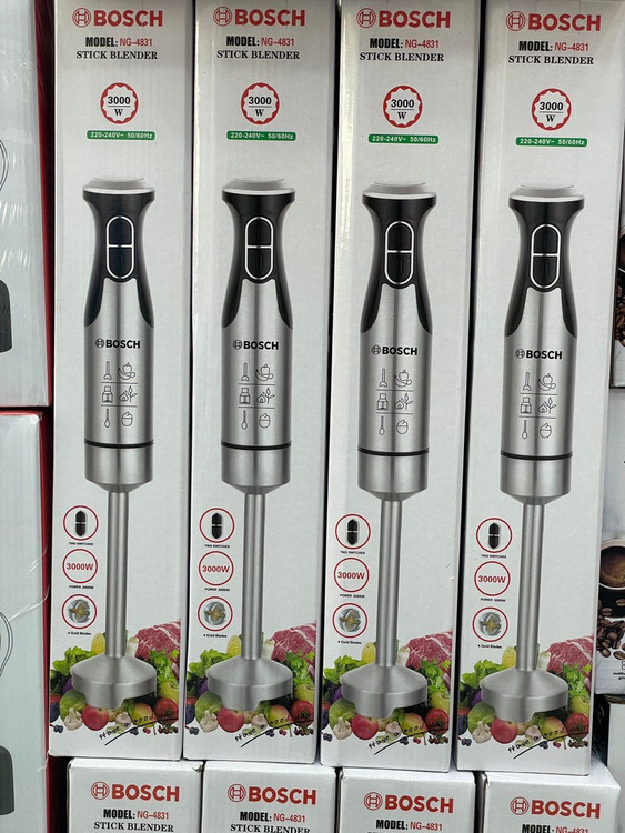 گوشتکوب برقی بوش- تیغه تیتانیوم طلایی قدرت 3000W وات- مدل NG-4831