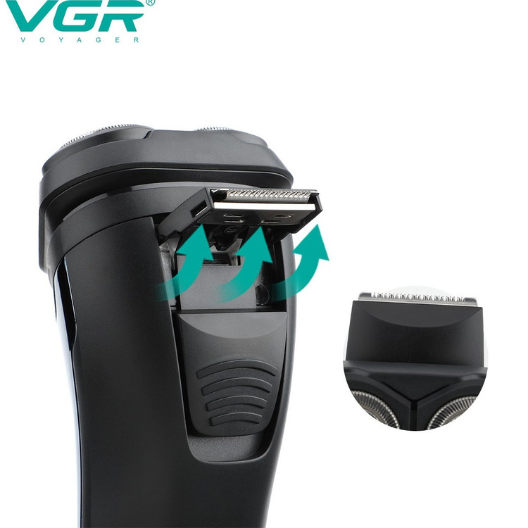 ماشین اصلاح وی جی آر مدل V-322 با برش چرخشی و ضد آب