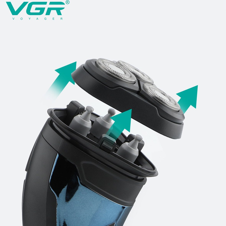 ماشین اصلاح وی جی آر مدل V-322 با برش چرخشی و ضد آب