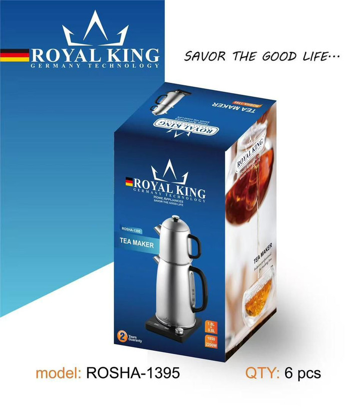 چای ساز روهمی رویال کینگ مدل ROSHA_1395