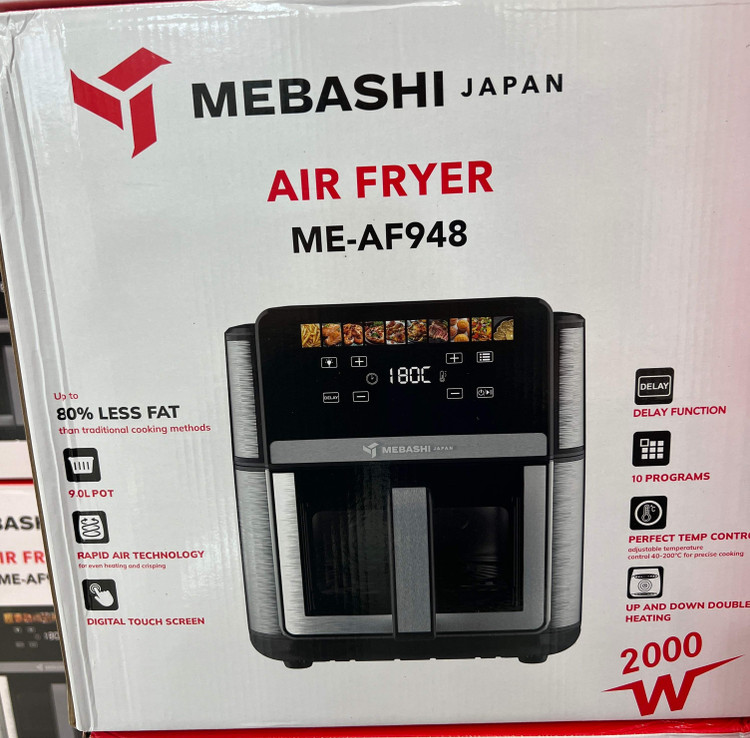 سرخ کن بدون روغن مباشی مدل ME-AF948 ظرفیت ۹ لیتر