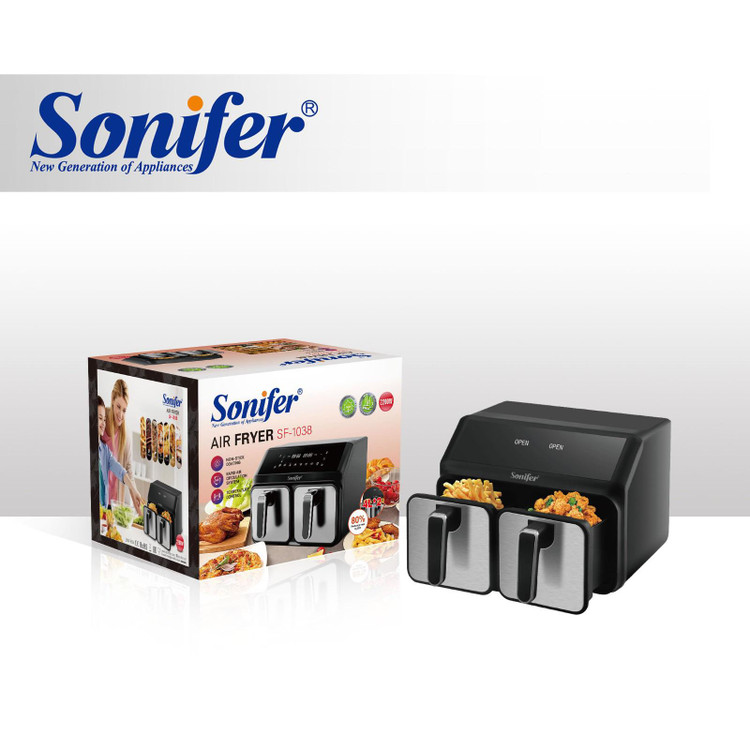 سرخ کن بدون روغن سونیفر مدل SF-1038 ظرفیت 8 لیتری