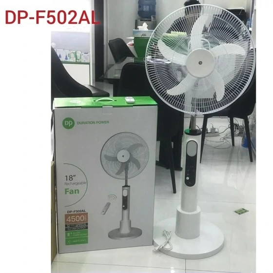 پنکه شارژی ایستاده DP مدل DP-F502AL سایز ۱۸ اینچ