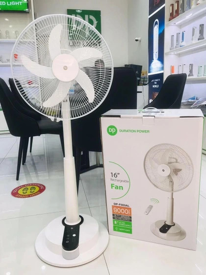 پنکه شارژی ایستاده دی پی مدل DP-F503AL سایز ۱۶ اینچ