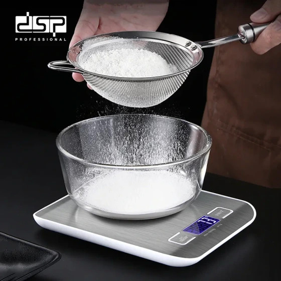 ترازوی آشپزخانه دی اس پی مدل KD7012 تمام استیل