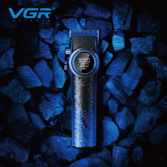 ماشین اصلاح حرفه ای سر و صورت وی جی آر مدل V-001 Blue edition