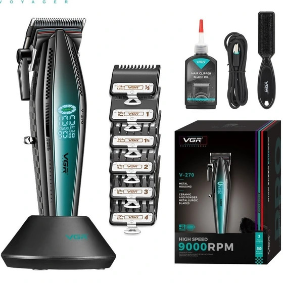 ماشین اصلاح وی جی آر مدل V-270 با تیغه سرامیک
