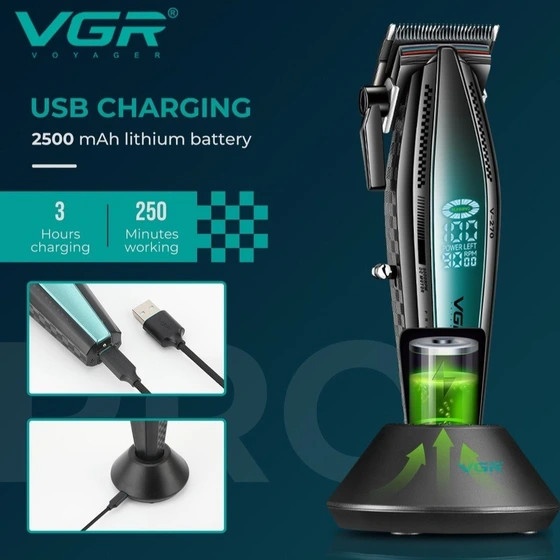 ماشین اصلاح وی جی آر مدل V-270 با تیغه سرامیک