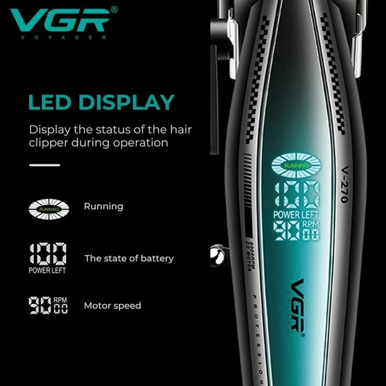 ماشین اصلاح وی جی آر مدل V-270 با تیغه سرامیک