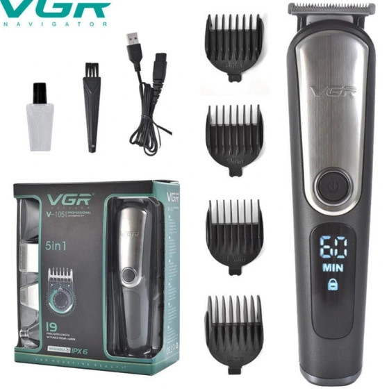 ماشین اصلاح وی جی آر مدل V-105 با تکنولوژی برش مستقیم و ضد آب