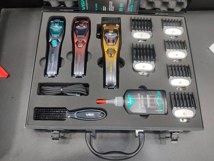 ماشین اصلاح وی جی آر مدل V-668 با تیغه سرامیک