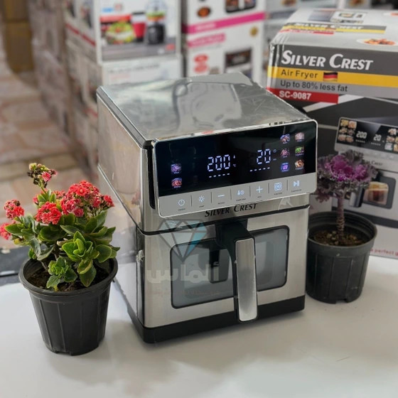 سرخ کن دوالنمت سیلورکرست- ظرفیت ۱۶/۵لیتری تمام استیل جلو شیشه ای- قدرت دستگاه 2800W وات مدل Sc-9087