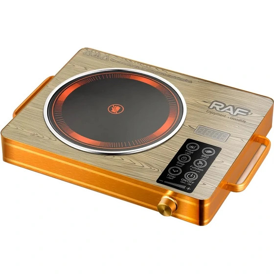 اجاق برقی راف مدل R8027 تک شعله با صفحه شیشه