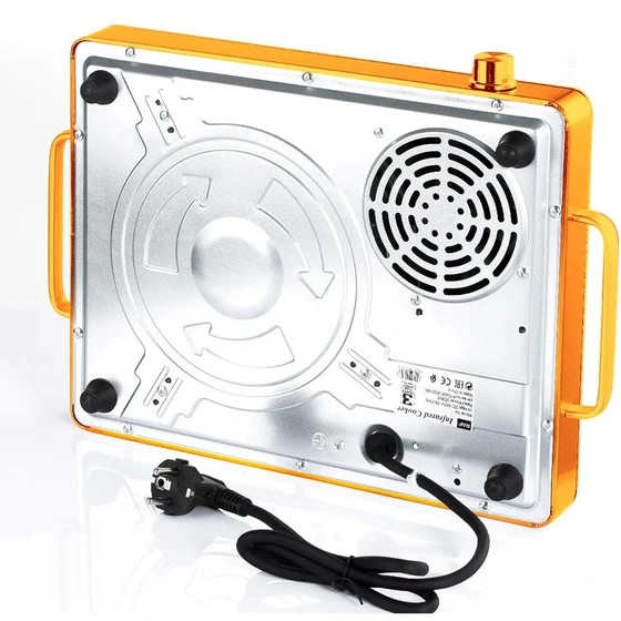 اجاق برقی راف مدل R8027 تک شعله با صفحه شیشه