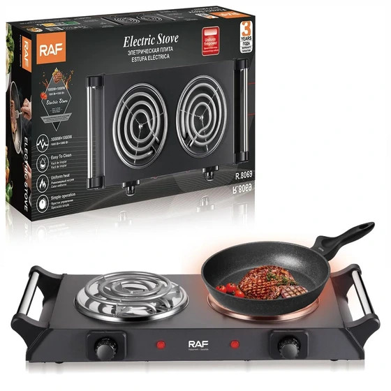 اجاق برقی مکانیکی دو شعله RAF مدل R.8069