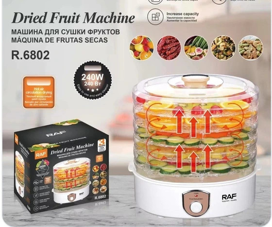میوه و سبزی خشک کن برقی راف مدل 6802 اصلی