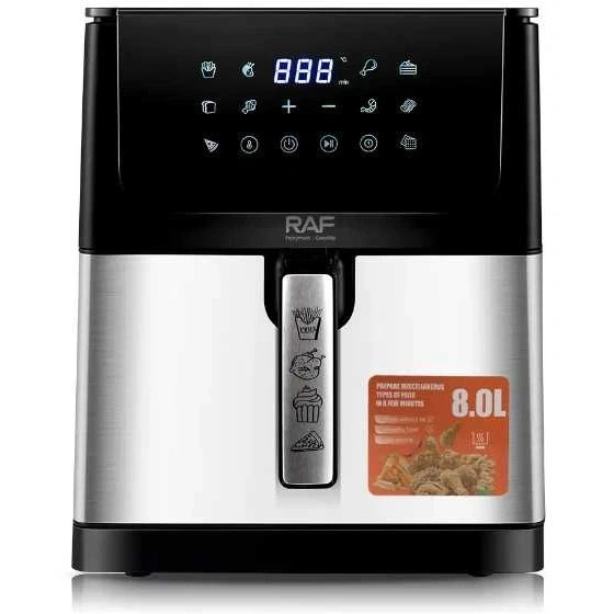 سرخ کن و هواپز راف مدل R5291 ظرفیت ۸ لیتر بدون روغن