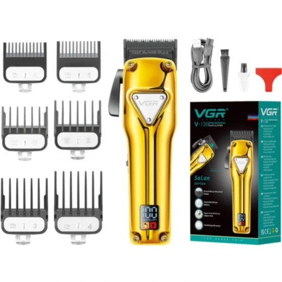 ماشین اصلاح وی جی آر مدل VGR136 با تیغه استیل ضد زنگ