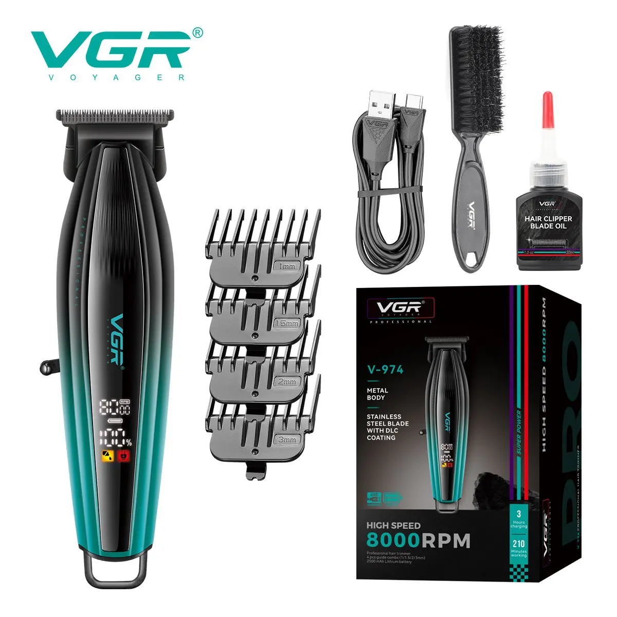 ماشین اصلاح خط زن وی جی آر مدل V-97۴
